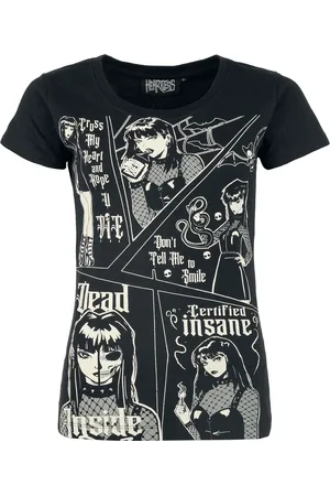 Heartless T-Shirt Gothic di - Certified insane T-shirt - S a XL - Donna