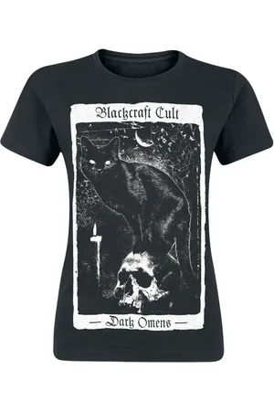 Blackcraft Cult T-Shirt Gothic di - Dark Omen Tarot Tee Girlie - S a XXL - Donna