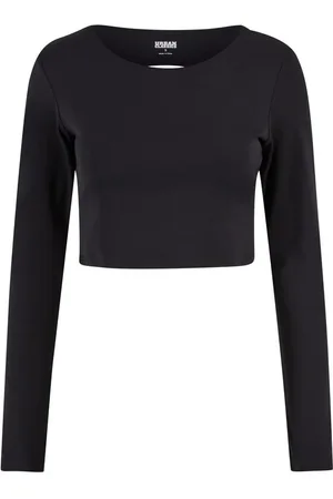 Urban classics Maglia Maniche Lunghe di - Ladies Sports Longsleeve - XS a XL - Donna