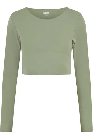 Urban classics Maglia Maniche Lunghe di - Ladies Sports Longsleeve - XS a XL - Donna