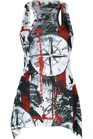 Innocent Top di - Forest Compass Lace Panel Vest - S a 4XL - Donna