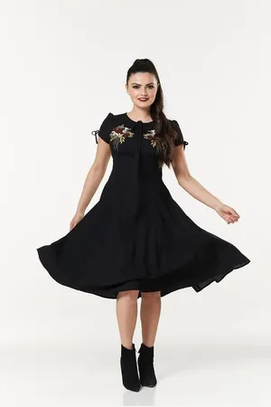 Timeless London Abito media lunghezza Rockabilly di - Pandora Dress - XS a XL - Donna