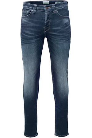 Only & Sons Jeans di - Weft Med Blue - W30L32 a W36L32 - Uomo