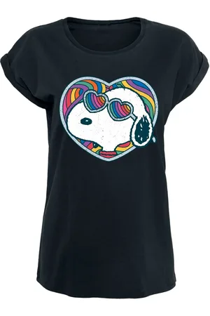 Peanuts T-Shirt di - Snoopy - Rainbow Heart - S a XXL - Donna