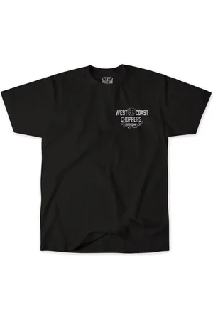 WEST COAST T-Shirt di - WCC Motorcycle Tee Black/White - S a 3XL - Uomo