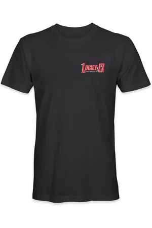 Lucky 13 T-Shirt Rockabilly di - L13 El Speedy Tee Black - S a 3XL - Uomo