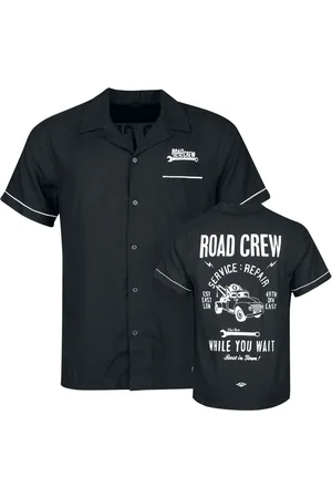 Chet Rock Camicia Maniche Corte Rockabilly di - Roadcrew shirt - S a 3XL - Uomo
