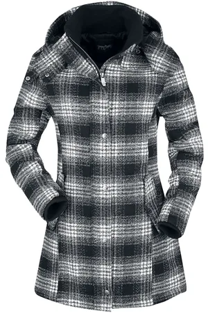 EMP Cappotto corto di - Checkered short coat - L - Donna
