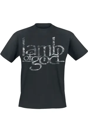 Lamb of God T-Shirt di - Large Stacked Logo - S a XXL - Uomo