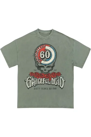Grateful Dead T-Shirt di - Stealie Roses 60th - S a XXL - Uomo