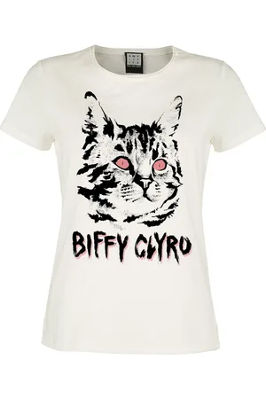 Biffy Clyro T-Shirt di - Amplified Collection - Black Cat - S a XL - Donna