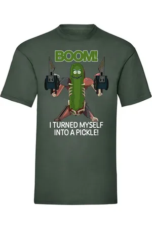Rick and Morty T-Shirt di - Into a Pickle - S a XXL - Uomo