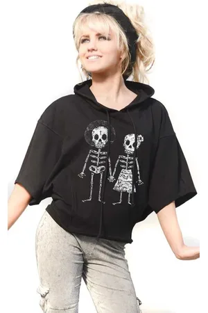 Outer Vision Felpa con cappuccio Gothic di - Skeleton Lovers Woman