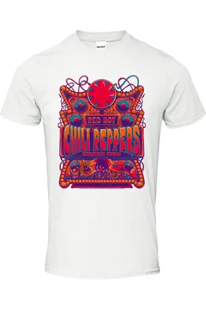 Red Hot Chili Peppers T-Shirt di - Hershey Poster - S a 3XL - Uomo