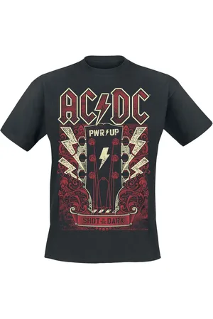 AC/DC T-Shirt di - PWRUP Guitar - S a 5XL - Uomo