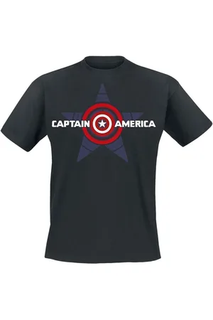 Marvel T-Shirt Disney di - Big Star Shield - S a 5XL - Uomo