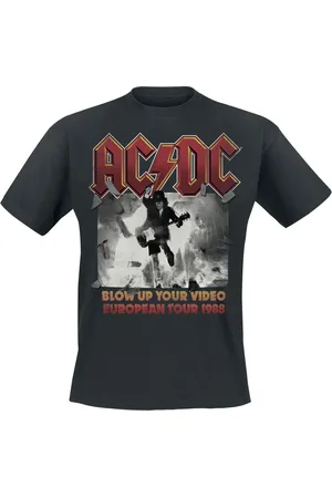 AC/DC T-Shirt di - European Tour 1988 - S a 4XL - Uomo