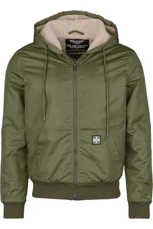 WEST COAST Giacca di mezza stagione di - WCC BFU Jacket - Olive Green - XL a 3XL - Uomo