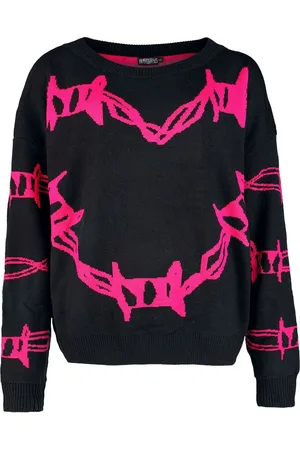 Heartless Maglione Gothic di - Barbed Wire Heart Jumper - XS a 4XL - Donna