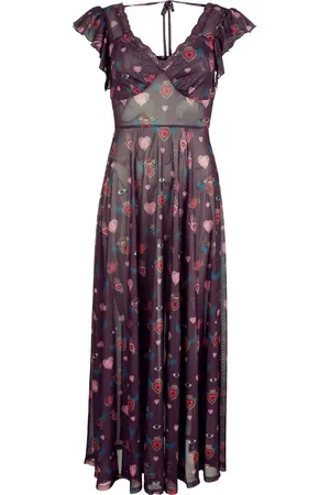 Jawbreaker Abito lungo di - Alchemy Heats Mesh Maxi Dress - XS a XXL - Donna