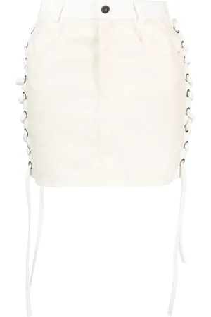 Julfer Minigonna denim con lacci