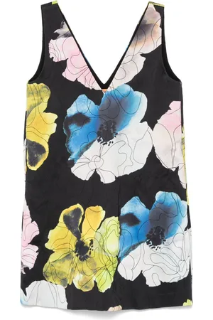 STINE GOYA Abito Watercolor Bloom corto