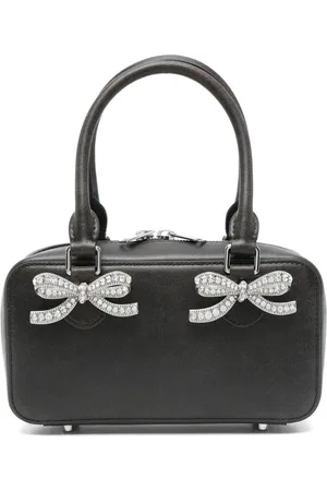 Self-Portrait Borsa tote mini in pelle