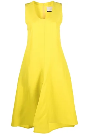 Calcaterra Abito midi con scollo ampio