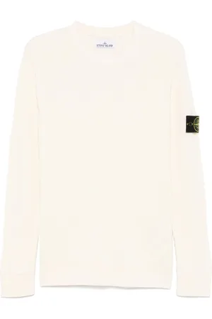 Stone Island Felpa con applicazione Compass