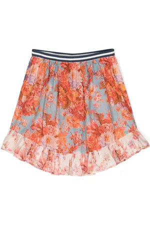 ZIMMERMANN Gonna a fiori con ruches