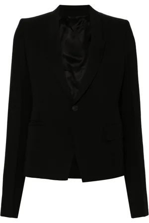 Rick Owens Blazer in grain de poudre