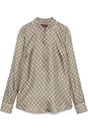 Gucci Camicia con stampa GG Supreme