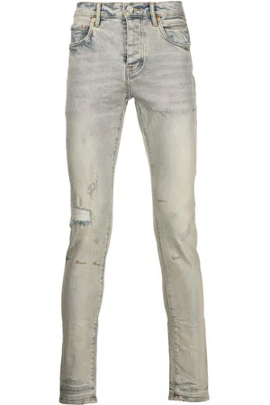 Purple Brand Jeans skinny con effetto vissuto
