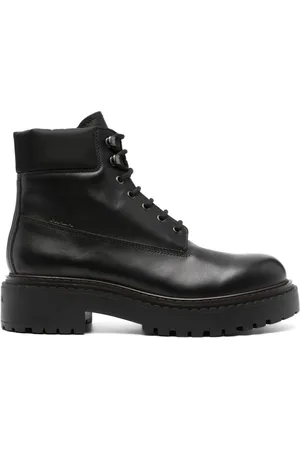 Prada Stivali con effetto spazzolato