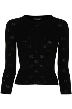 Balenciaga Maglione con motivo BB