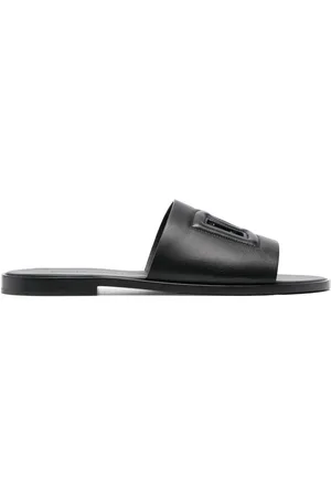 Dolce & Gabbana Sandali slides con logo goffrato