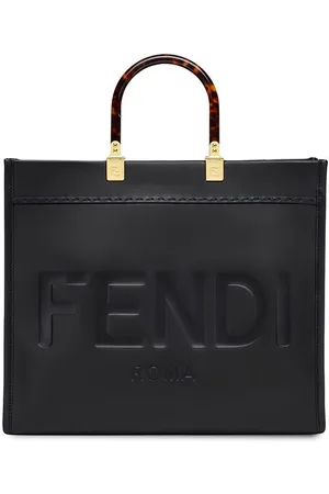 Fendi Borsa tote Sunshine con logo goffrato