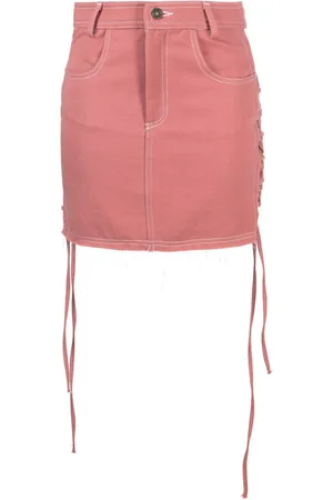 Julfer Minigonna denim con lacci