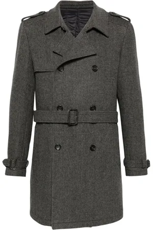 REVERES 1949 Cappotto con motivo a spina di pesce