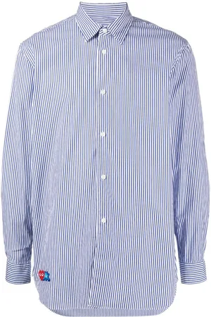Comme des Garçons Camicia a righe COMME DES GARÇONS PLAY x Invader