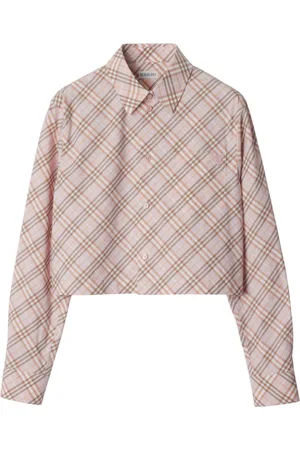 Burberry Camicia Vintage Check crop