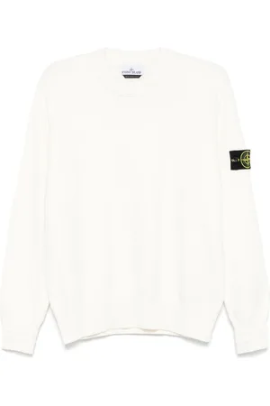 Stone Island Felpa con applicazione Compass