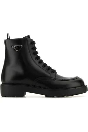 Prada Stivali con effetto spazzolato
