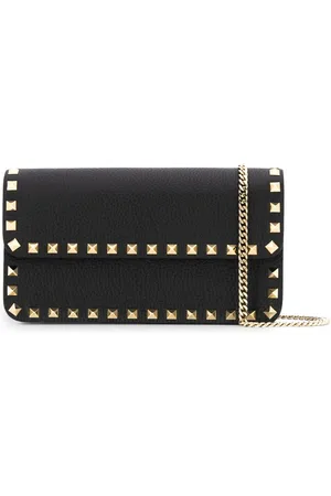 VALENTINO GARAVANI Clutch Rockstud in pelle