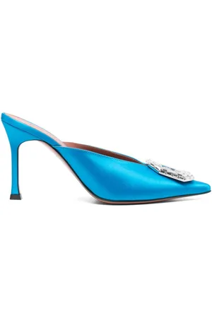 Amina Muaddi Mules Camelia 90mm