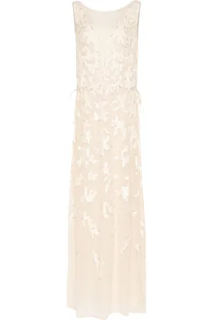 Max Mara Abito Jazz lungo con paillettes