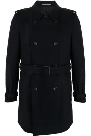 REVERES 1949 Cappotto doppiopetto con cintura