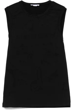Alexander McQueen Canotta a inserti