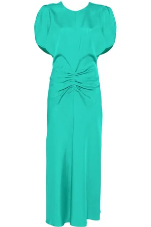 Victoria Beckham Abito midi con arricciatura