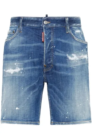 Dsquared2 Shorts denim in cotone elasticizzato